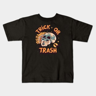 Trick Or Trash Kids T-Shirt